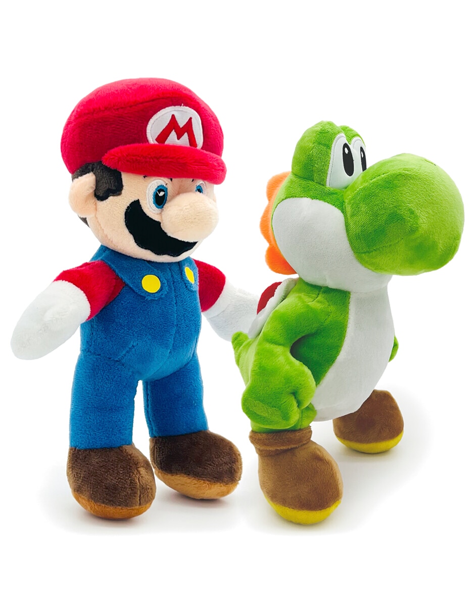 Peluche de the super mario galaxy movie kidrobot mario y yoshi