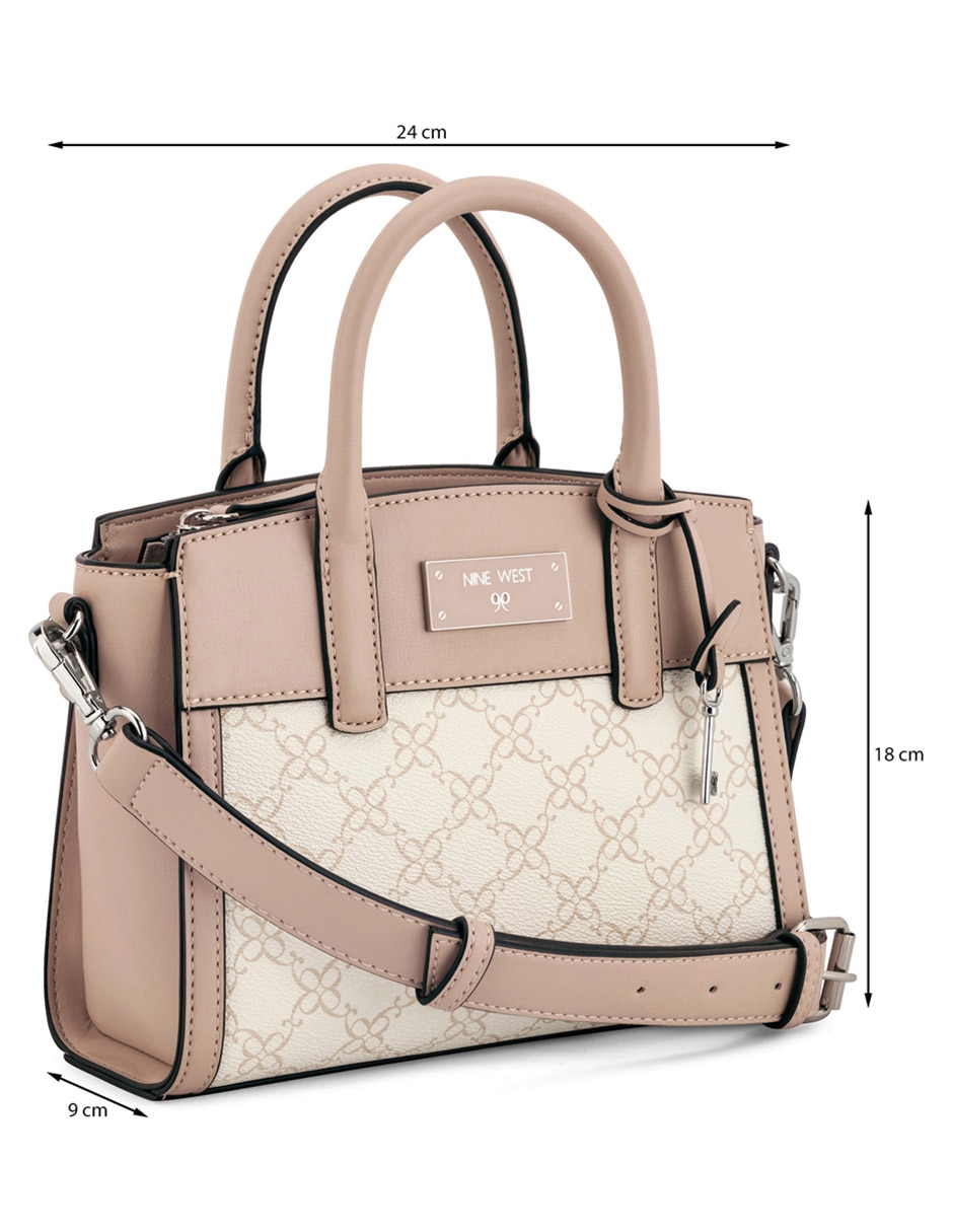 Bolsa satchel nine west ledger para mujer