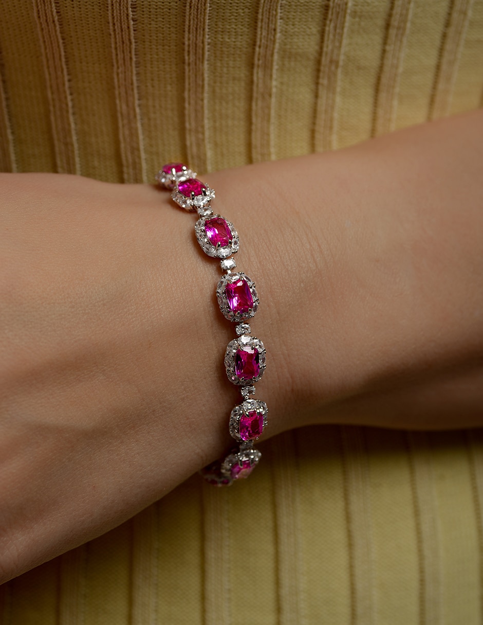 Pulsera Gladkova Joyería de plata P 925 con acabado