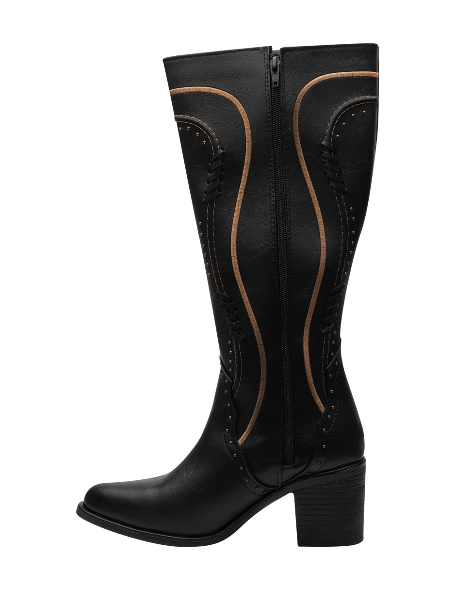Bota cowboy abajo de la rodilla para mujer Bota cowboy abajo de la rodilla para mujer