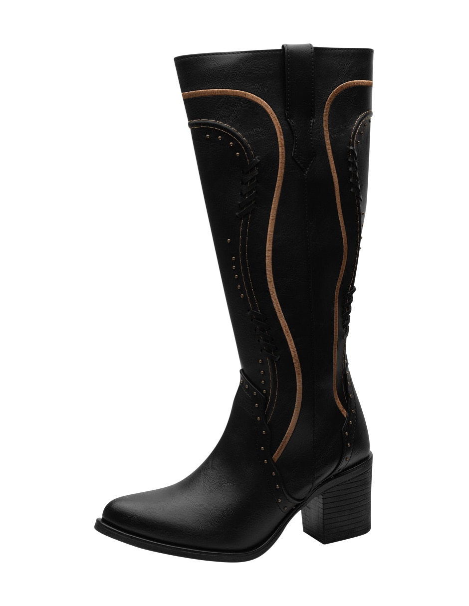 Bota cowboy abajo de la rodilla para mujer 2