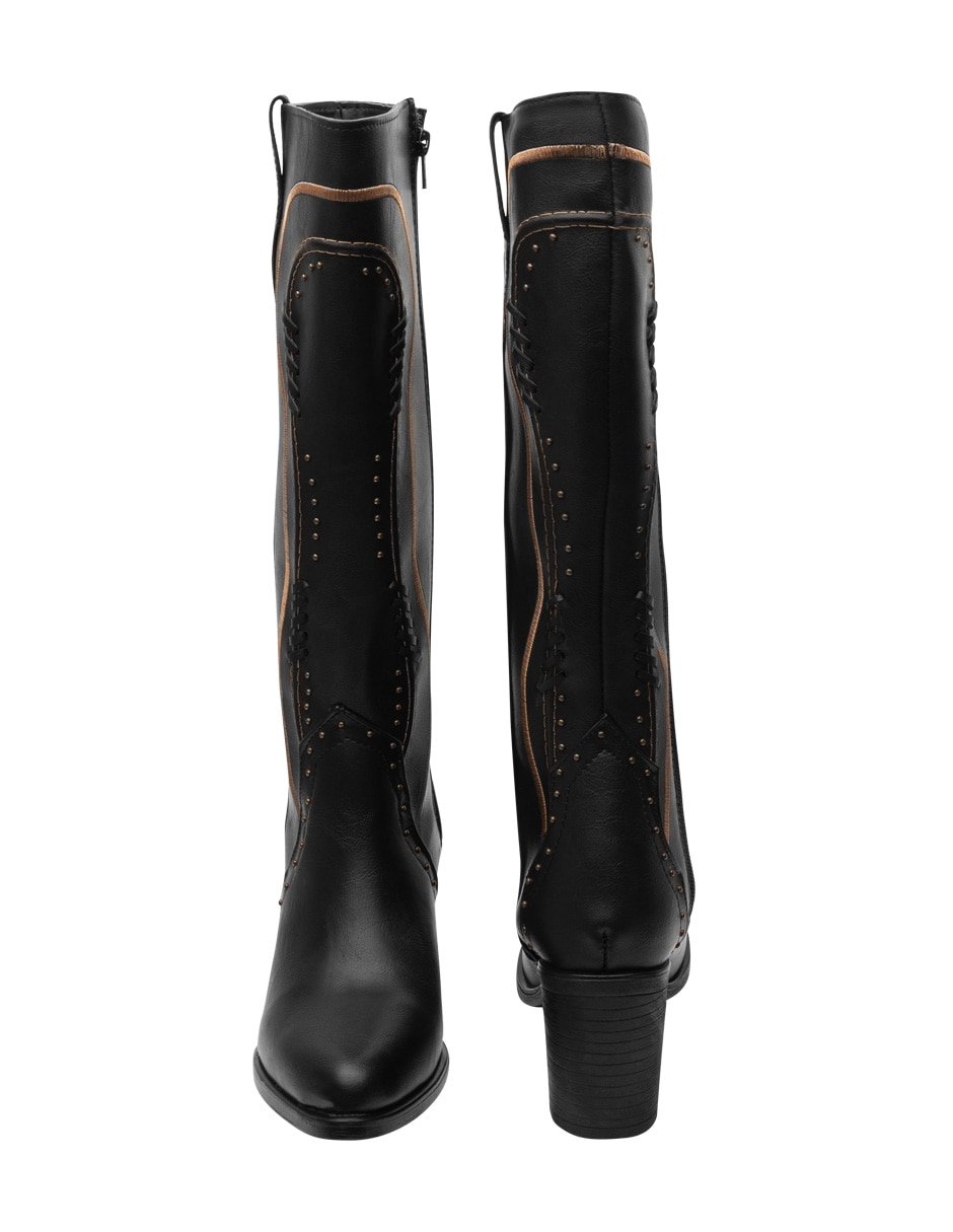 Bota cowboy abajo de la rodilla para mujer 7