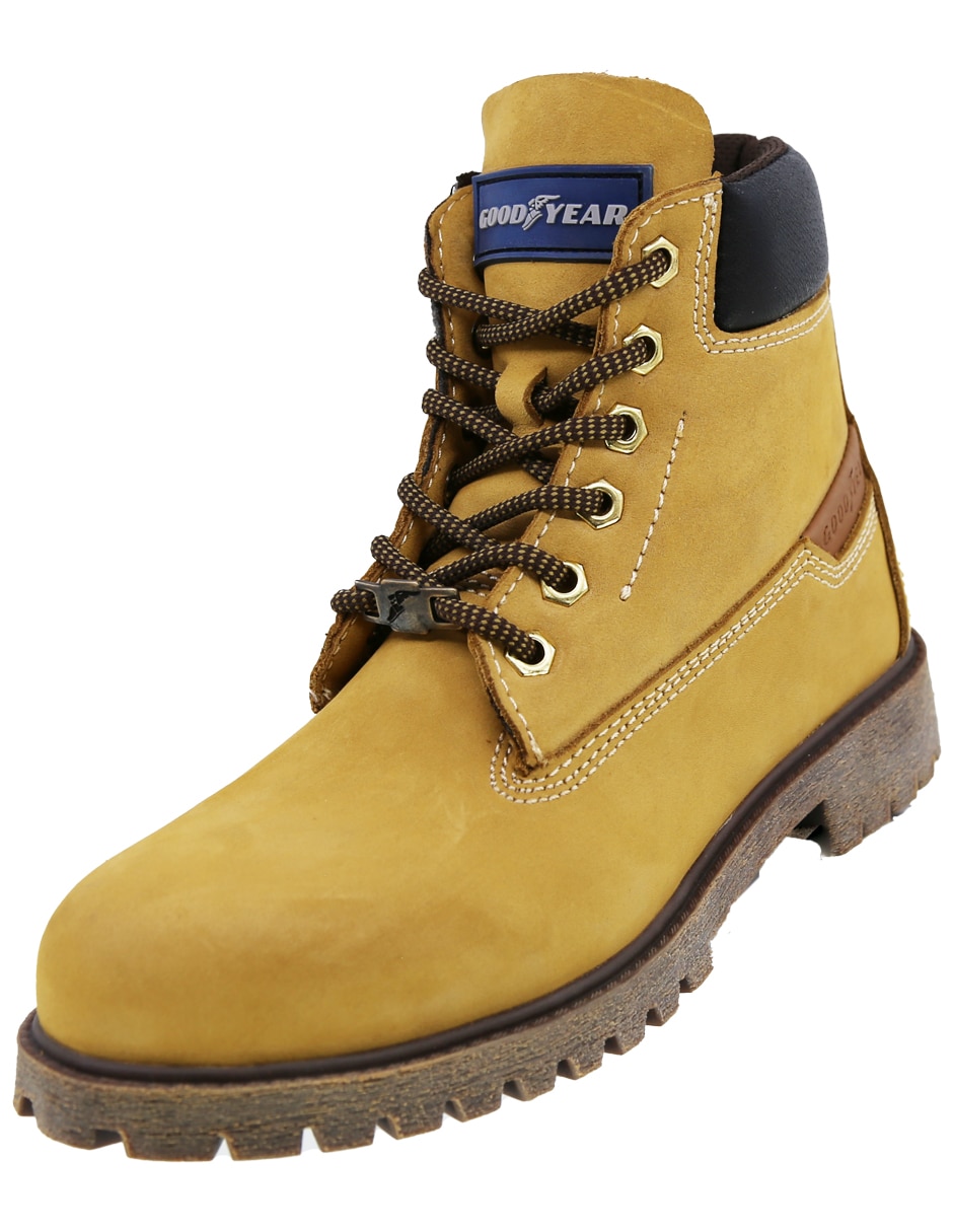 Bota Goodyear industrial de piel para hombre