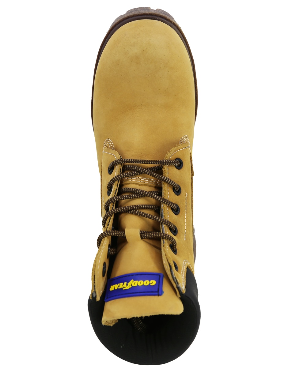 Bota Goodyear industrial de piel para hombre