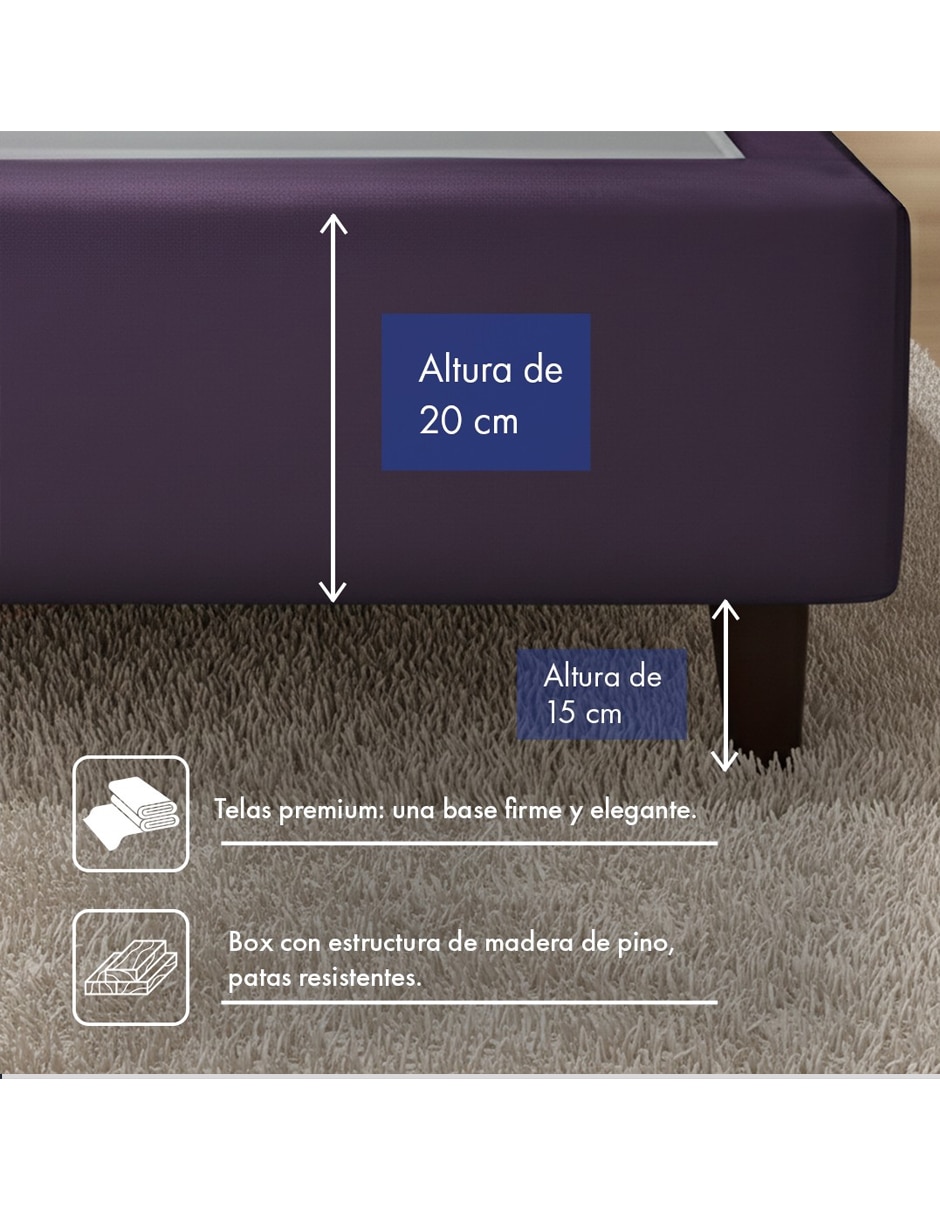 Juego de colchón y box Delight