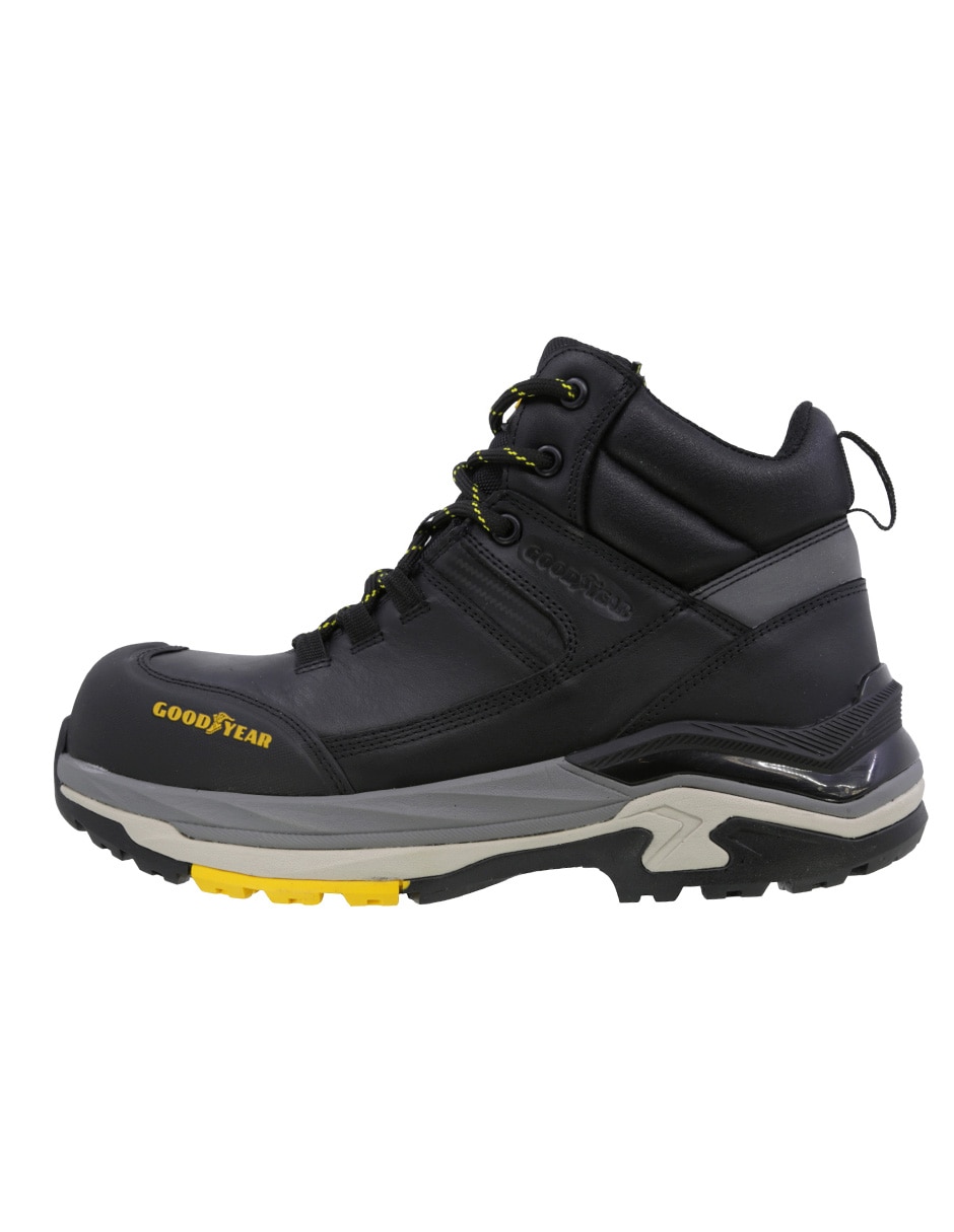 Bota industrial de piel para hombre