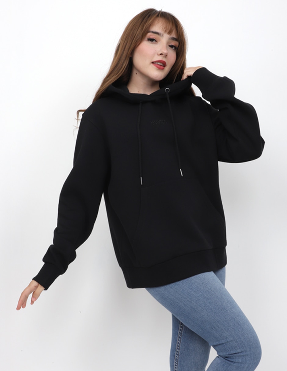 Sudadera con capucha y bolsa Debbie para mujer 3