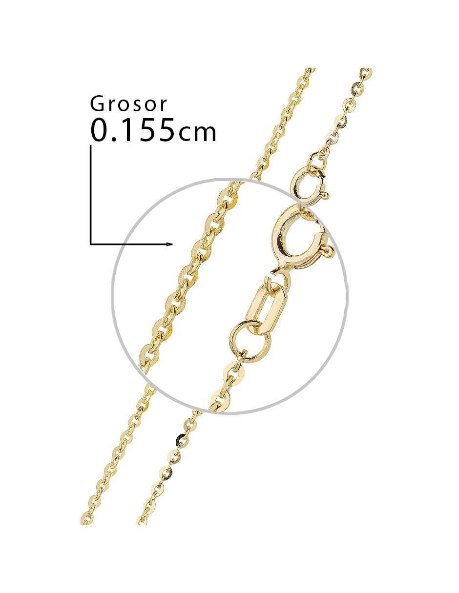 Cadena fonelli clasicas fonelli de oro 14 k