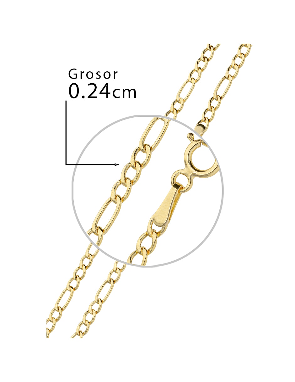 Cadena fonelli clasicas fonelli de oro 14 k