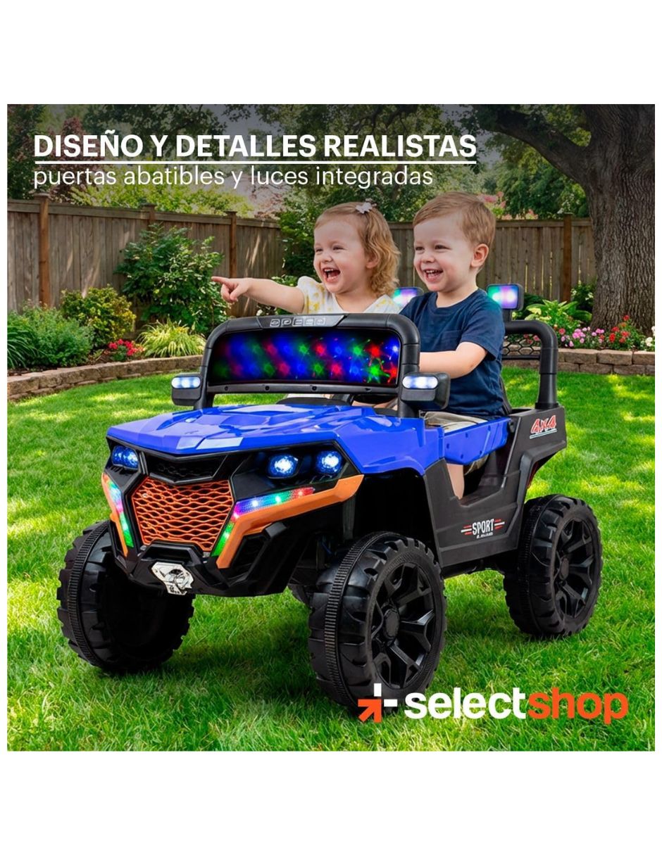 Automóvil montable con control remoto Select Shop de batería