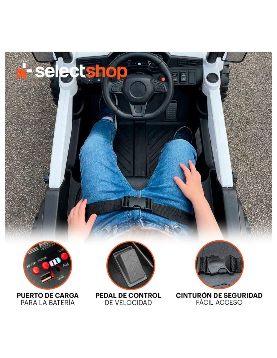 Automóvil montable con control remoto de batería 4