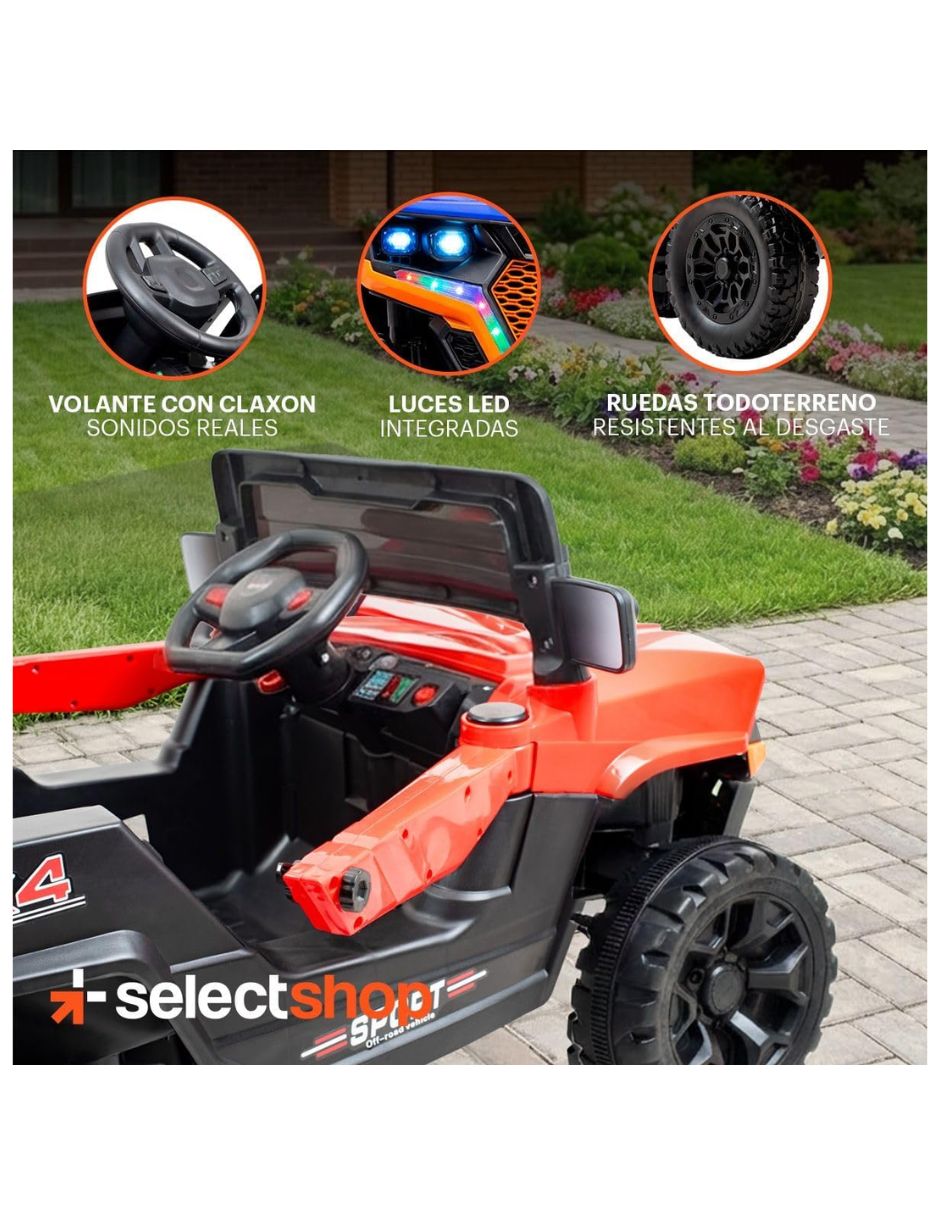 Automóvil montable con control remoto de batería 6