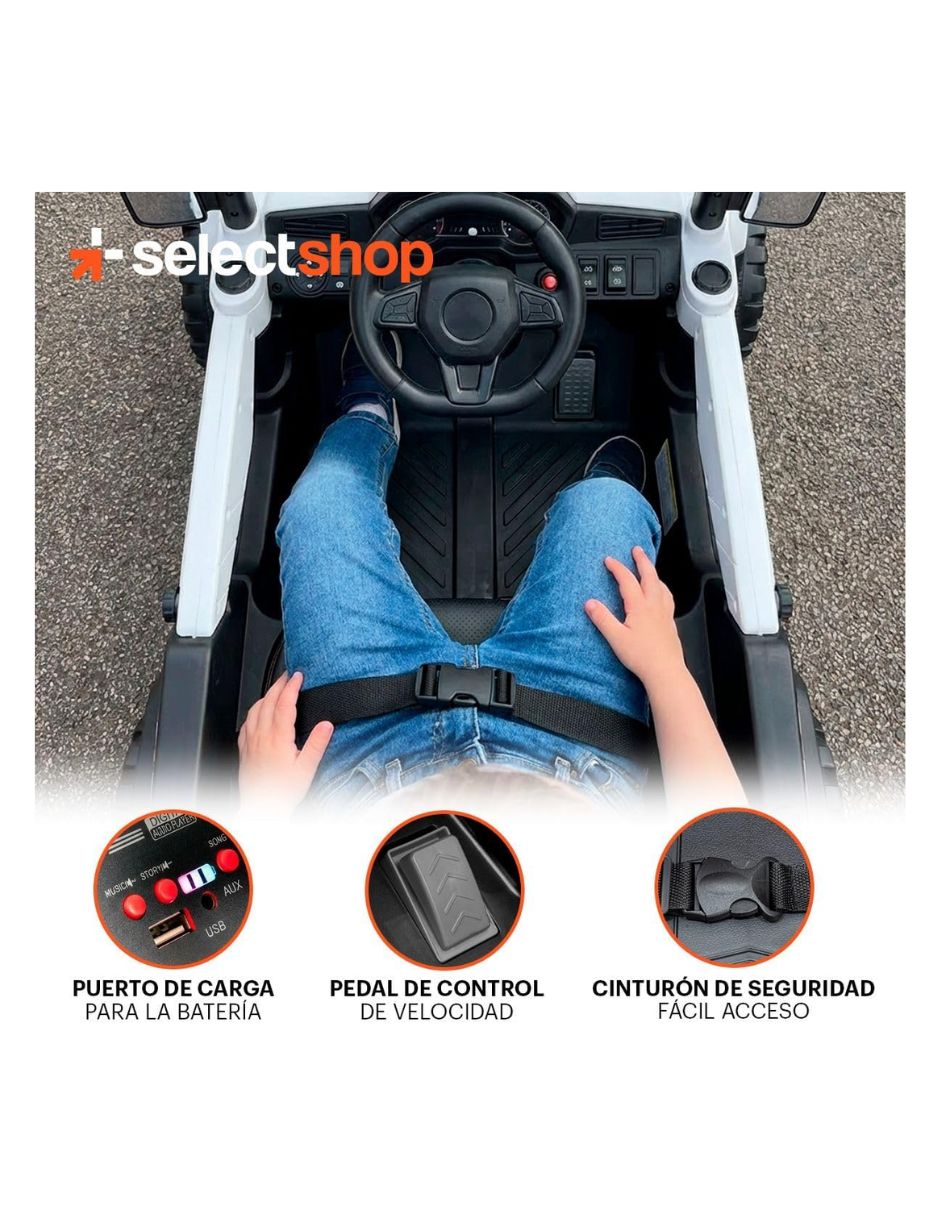 Automóvil montable con control remoto Select Shop de batería 3