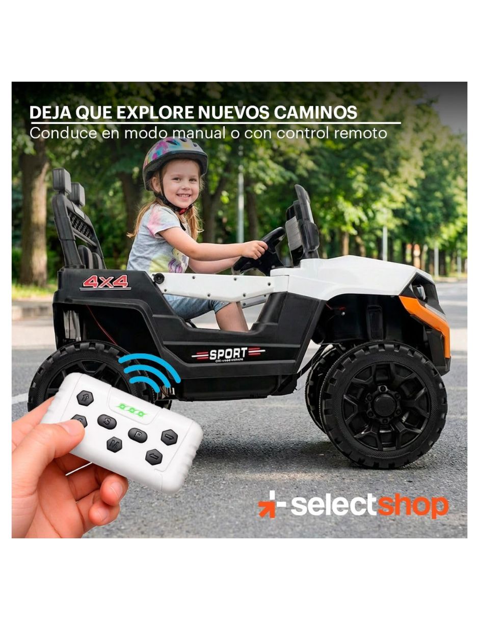 Automóvil montable con control remoto Select Shop de batería 2