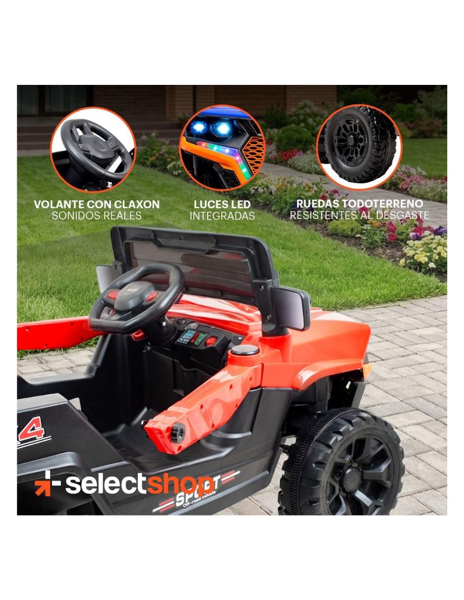 Automóvil montable con control remoto Select Shop de batería 6