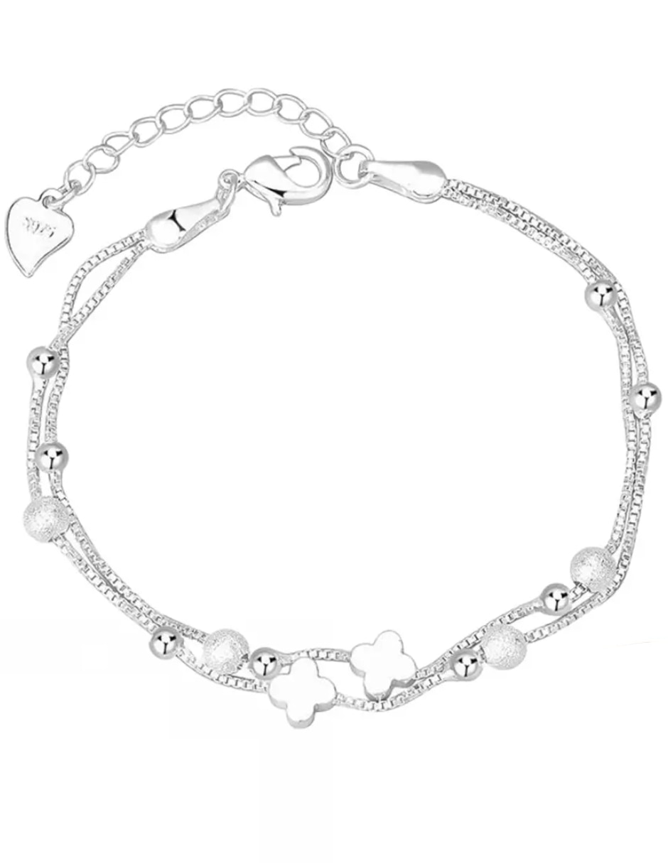 Brazalete de plata P 925 con acabado brillante