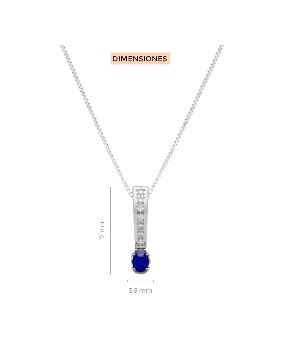 Collar con dije Fascinare Brillare de oro 14 K
