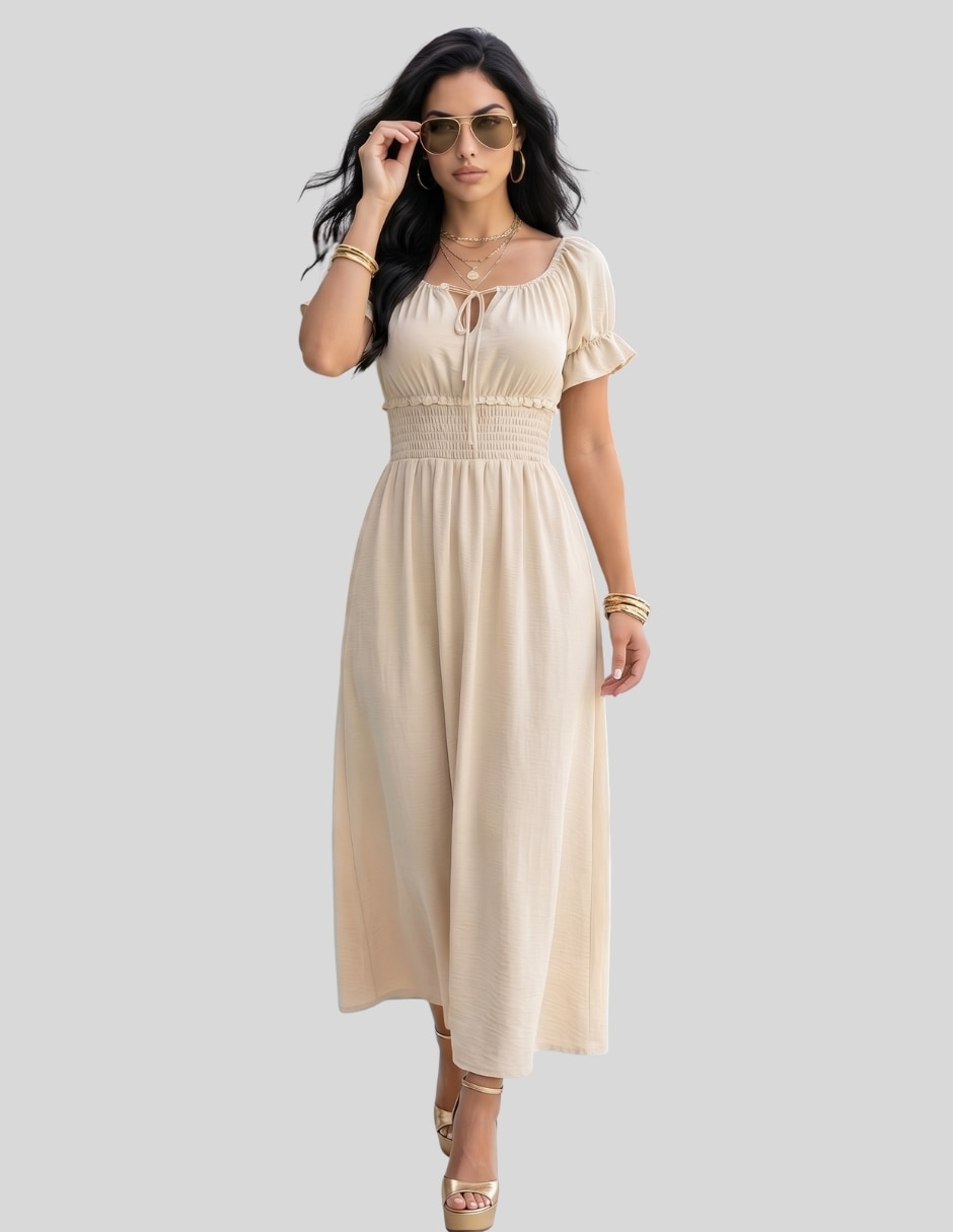 Vestido largo casual para mujer Vestido largo casual para mujer