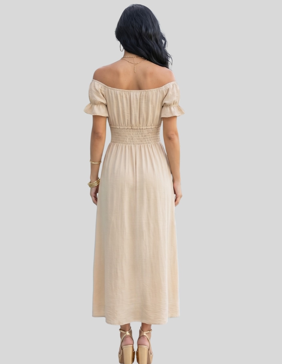 Vestido largo casual Malabis para mujer