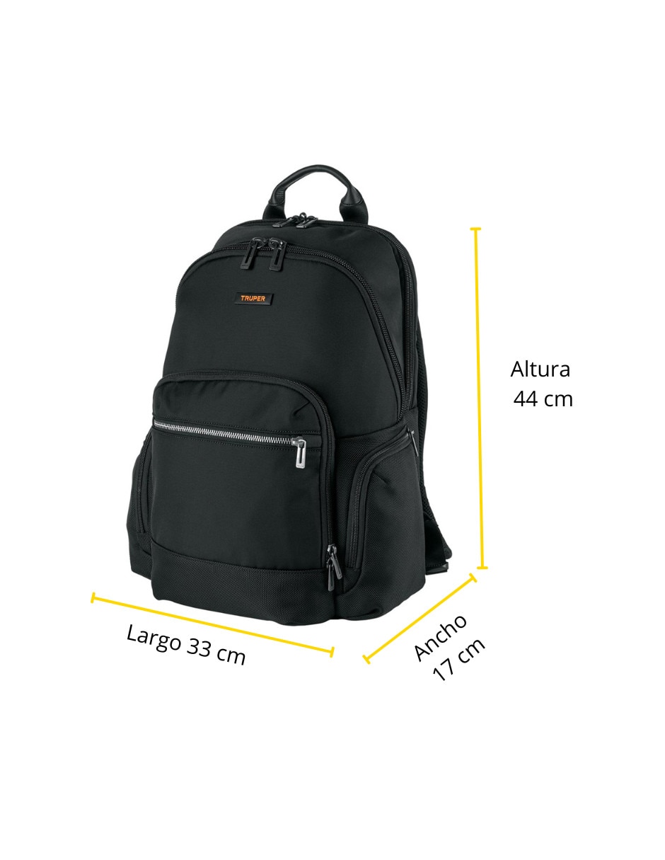 Con portalaptop Truper impermeable unisex