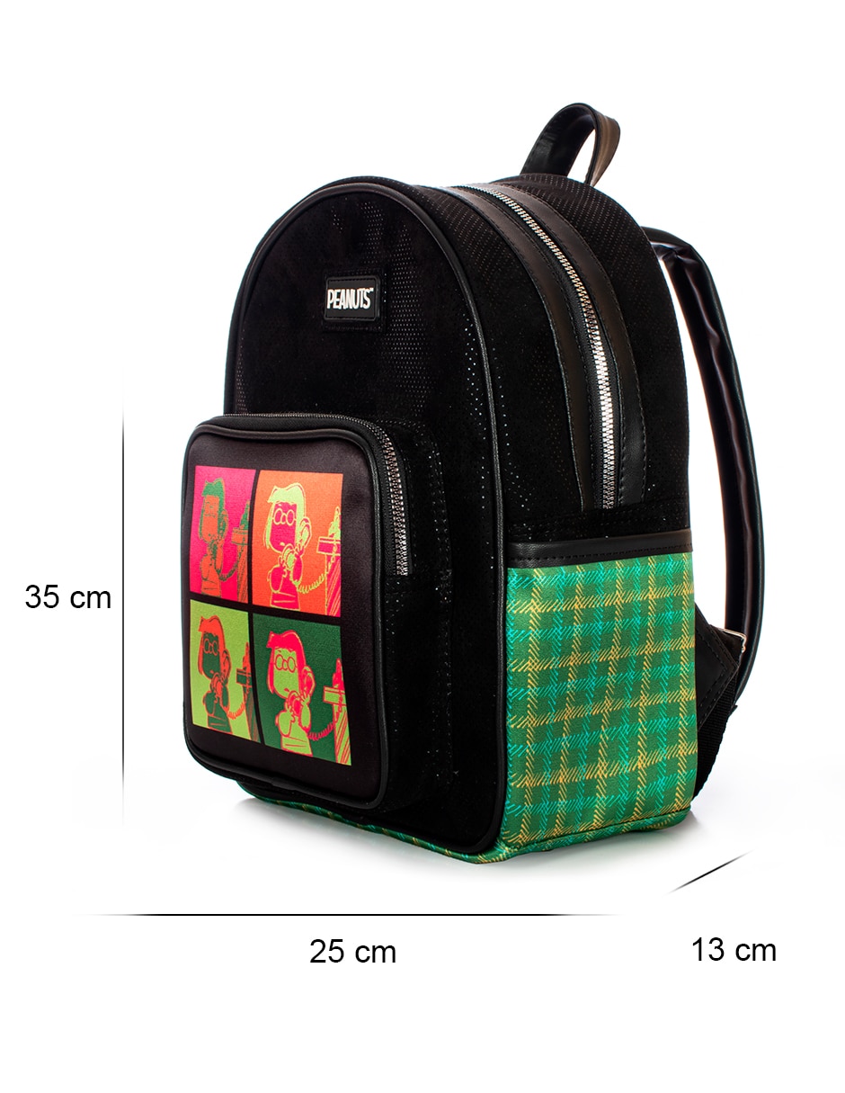 Bolsa backpack peppermint peanuts para mujer 5