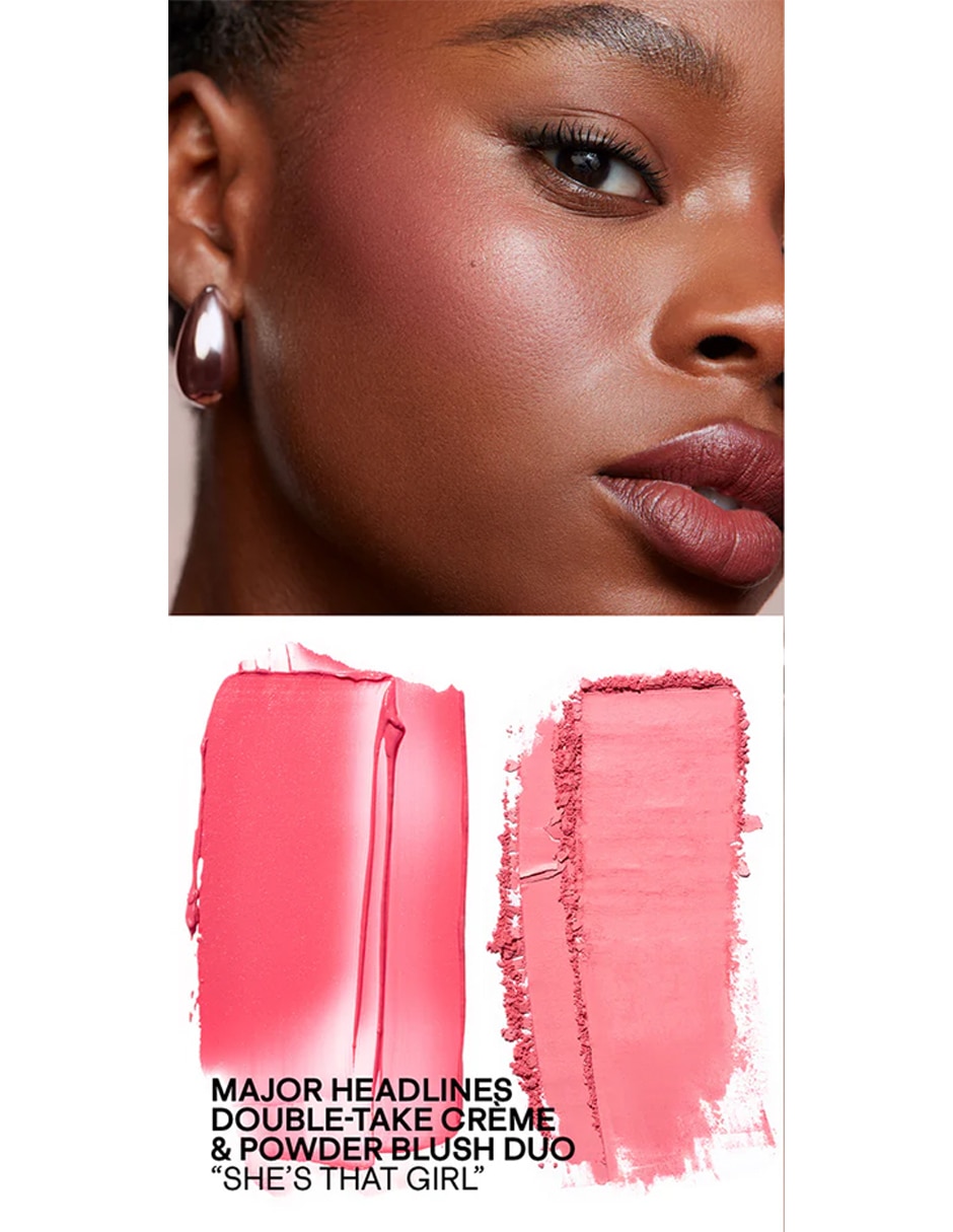 Set de blush en polvo compacto Mini Major Headlines Blush Duo