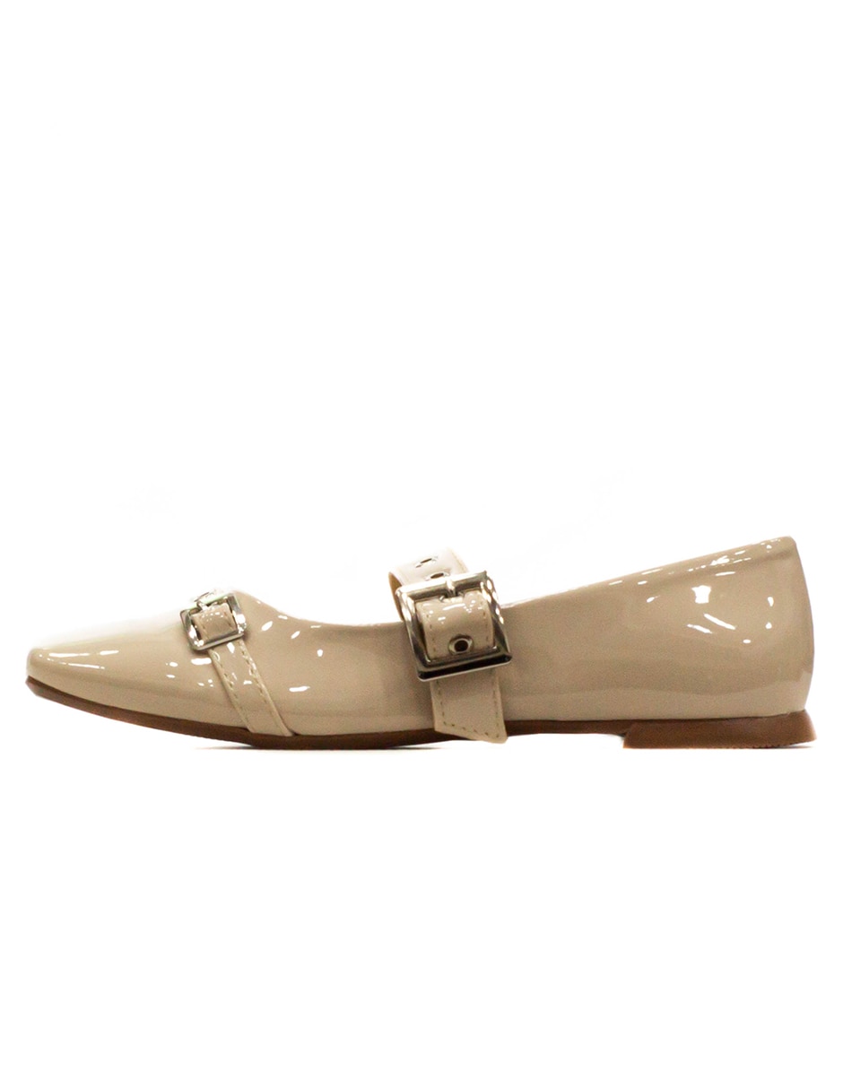 Balerina de charol para mujer