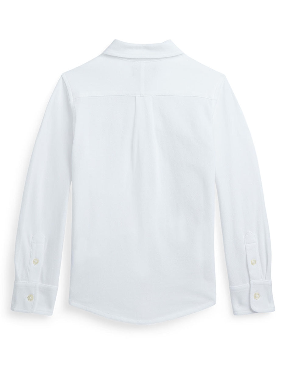 Camisa casual de algodón manga larga para bebé niño 5