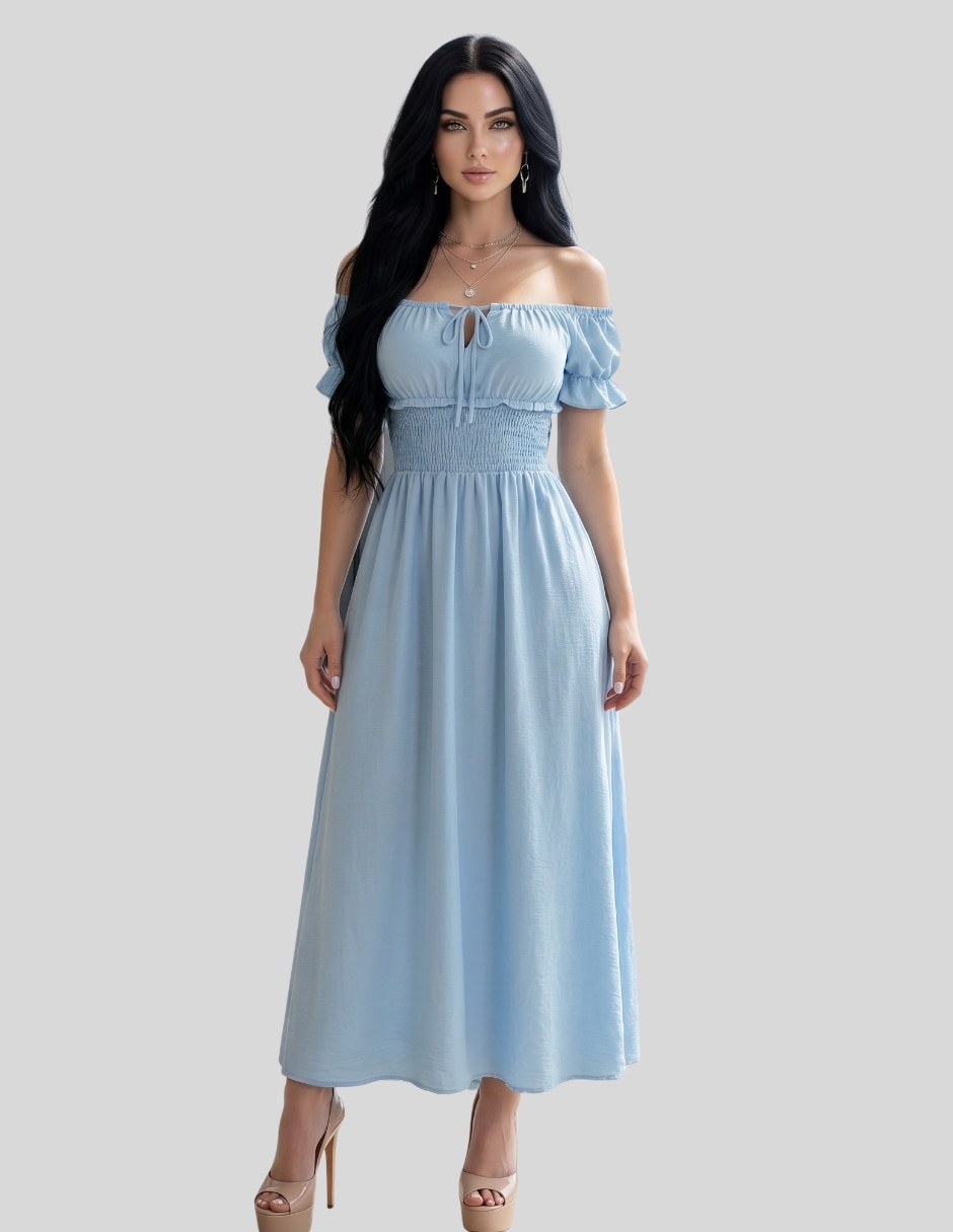 Vestido largo casual para mujer Vestido largo casual para mujer