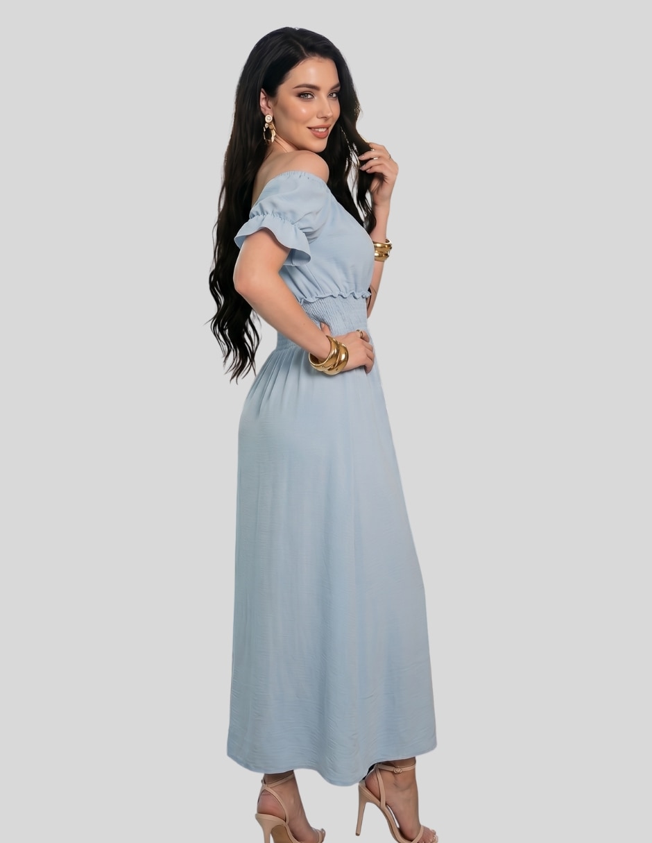 Vestido largo casual para mujer 3