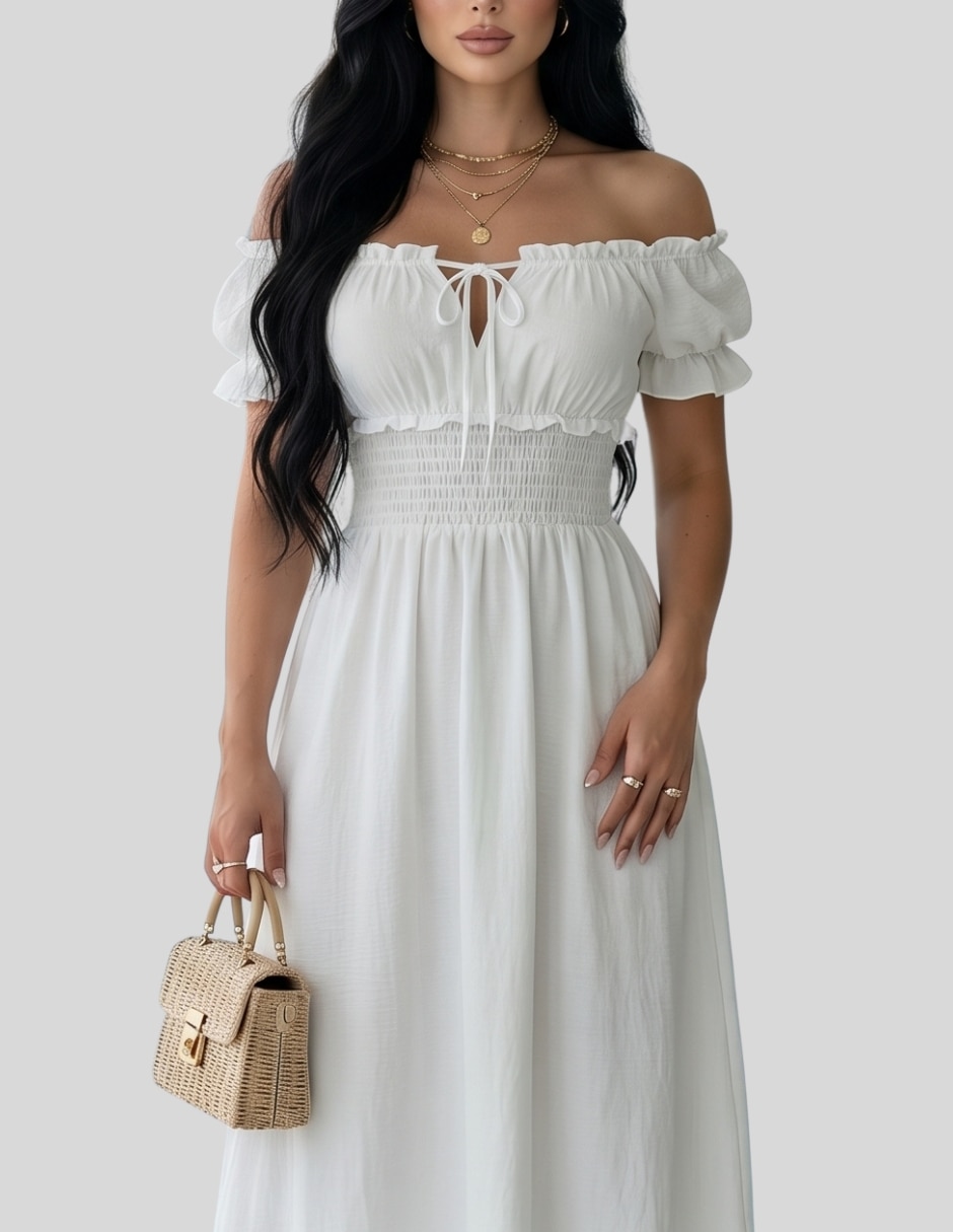 Vestido largo casual para mujer 2