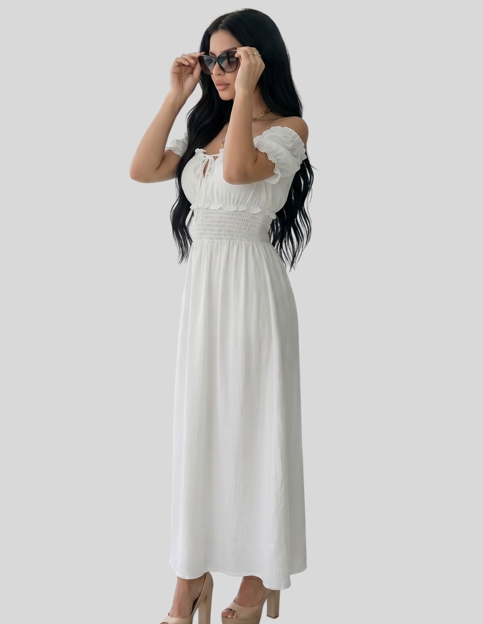 Vestido largo casual para mujer 3