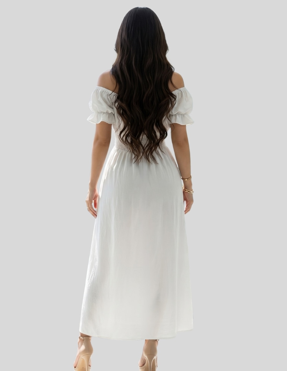 Vestido largo casual para mujer 4
