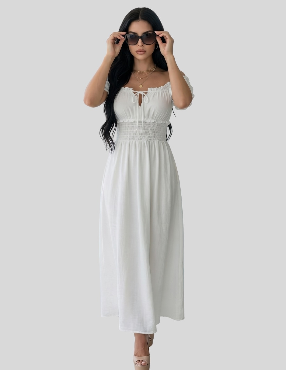 Vestido largo casual para mujer 6