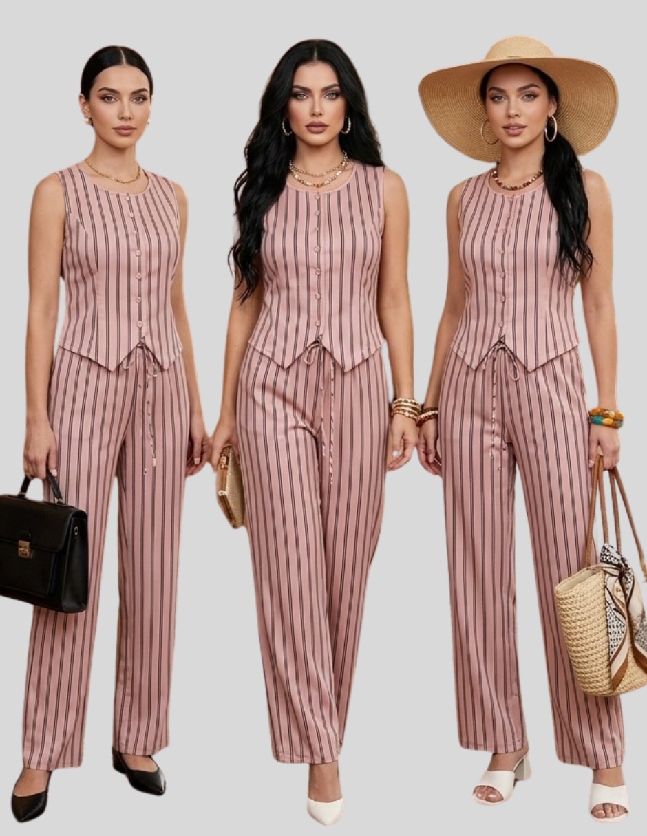 Conjunto casual malabis conjunto para mujer
