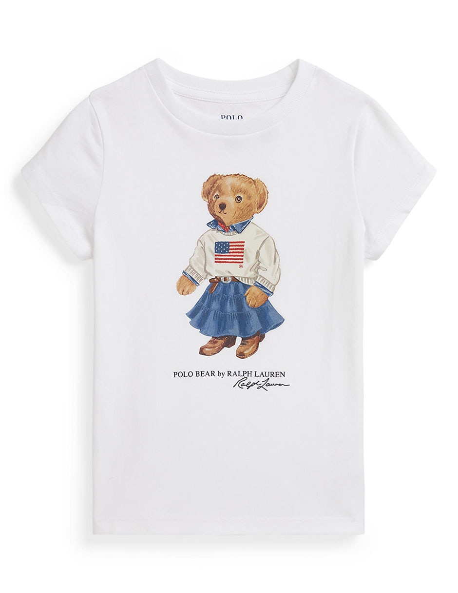 Playera Polo Ralph Lauren manga corta para bebé niña 3