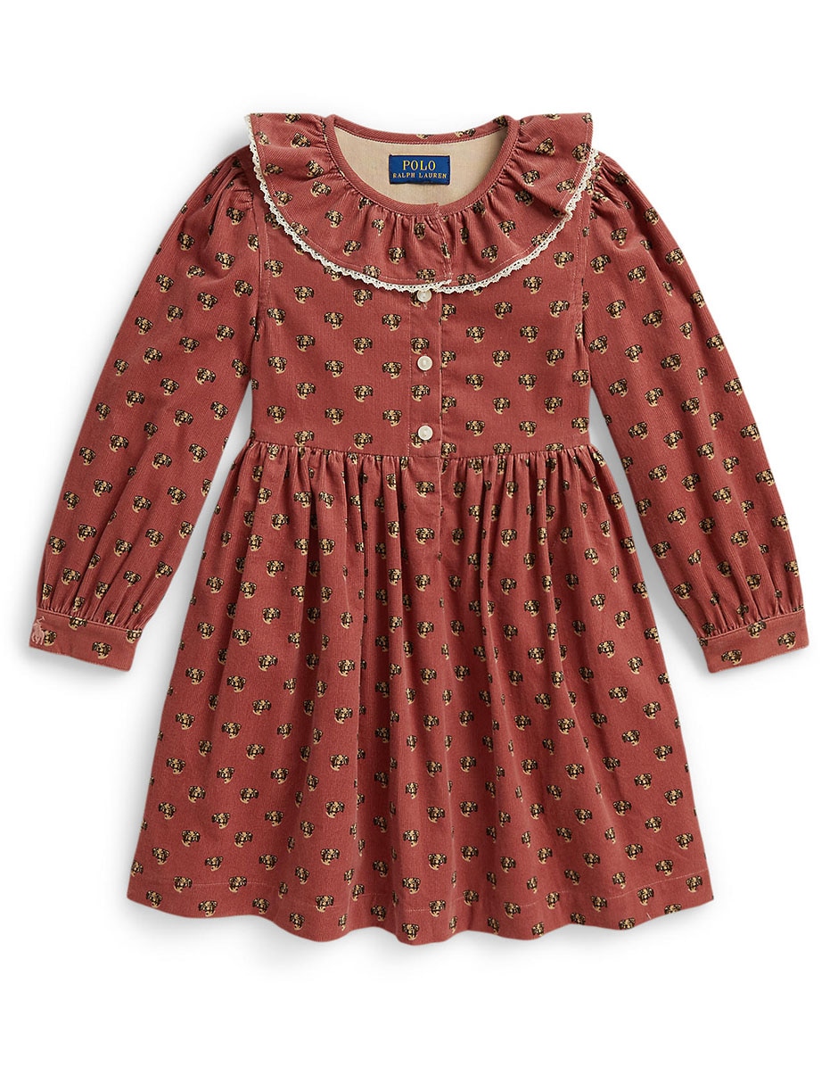 Vestido manga regular para niña Vestido manga regular para niña