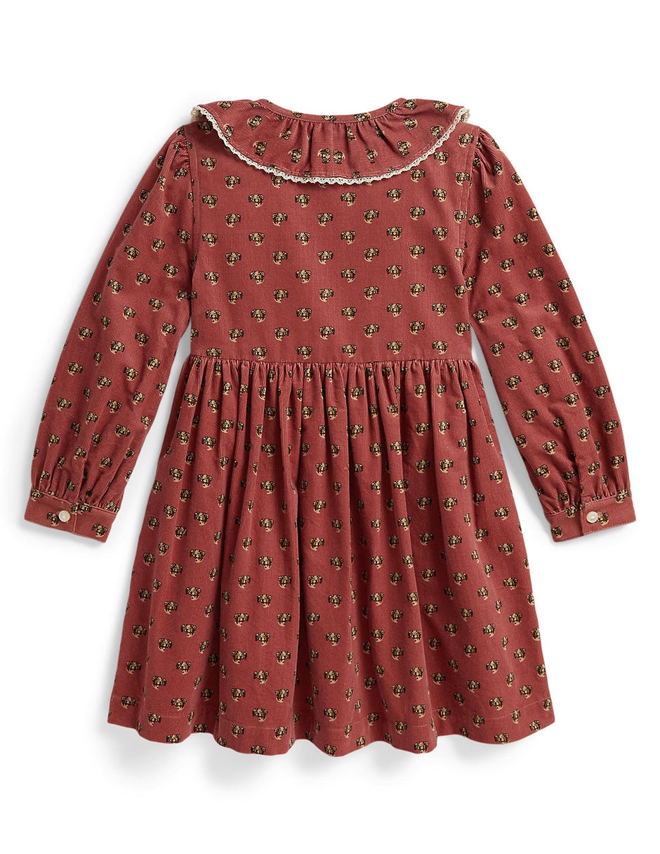 Vestido manga regular para niña 2
