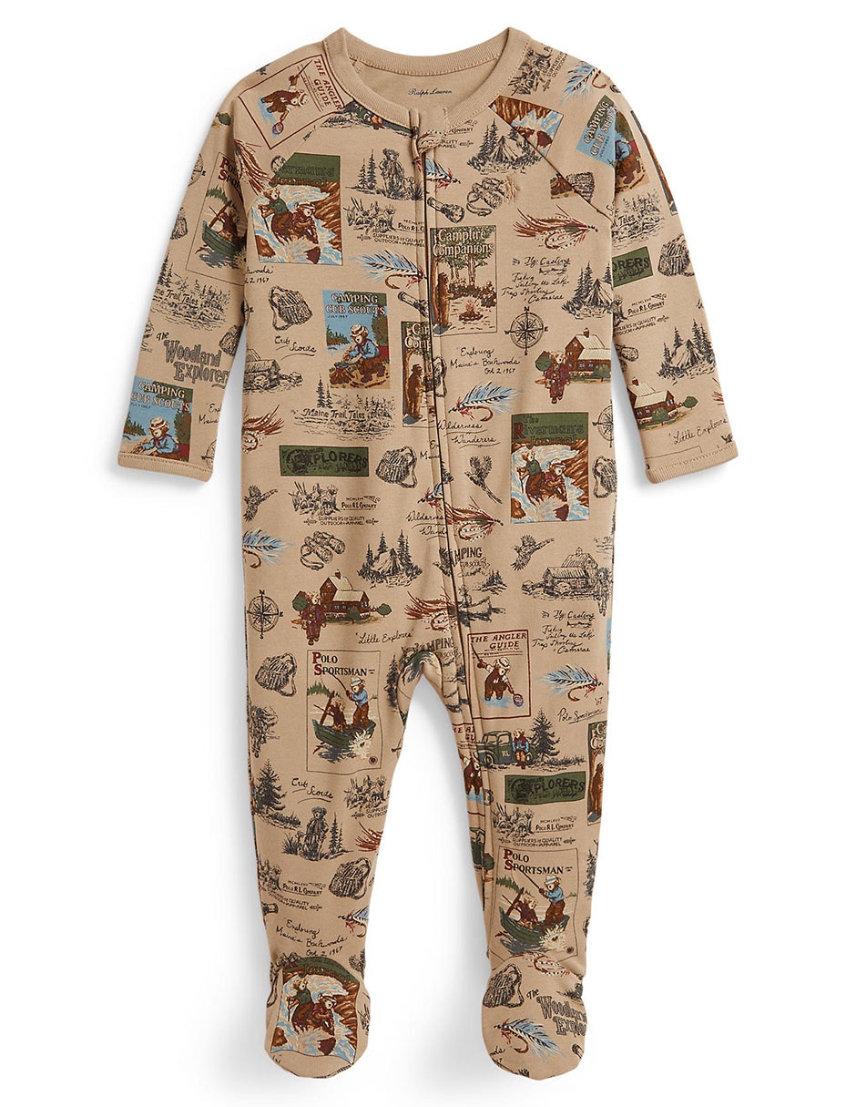 Mameluco polo ralph laure de algodón para niño