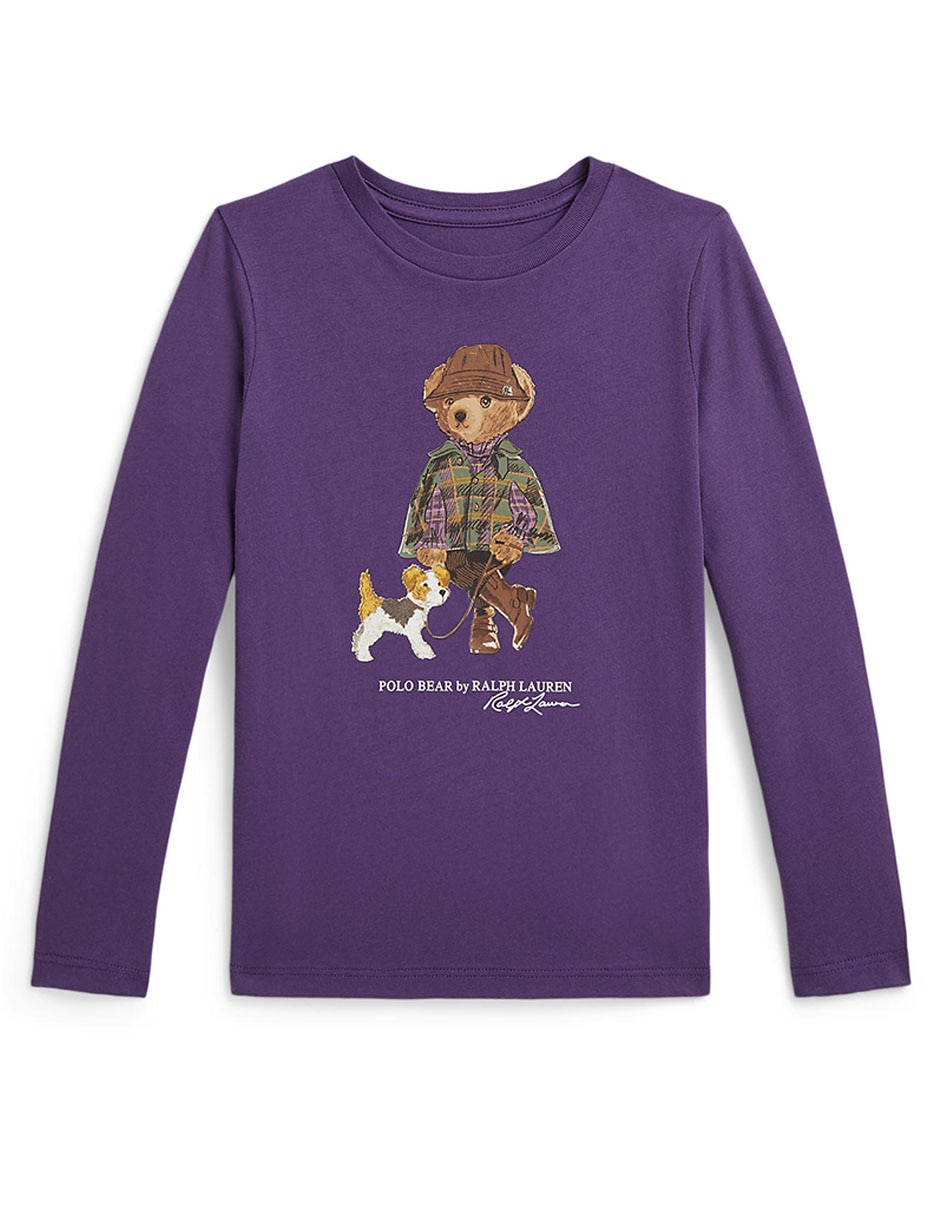 Playera manga larga para niña Playera manga larga para niña