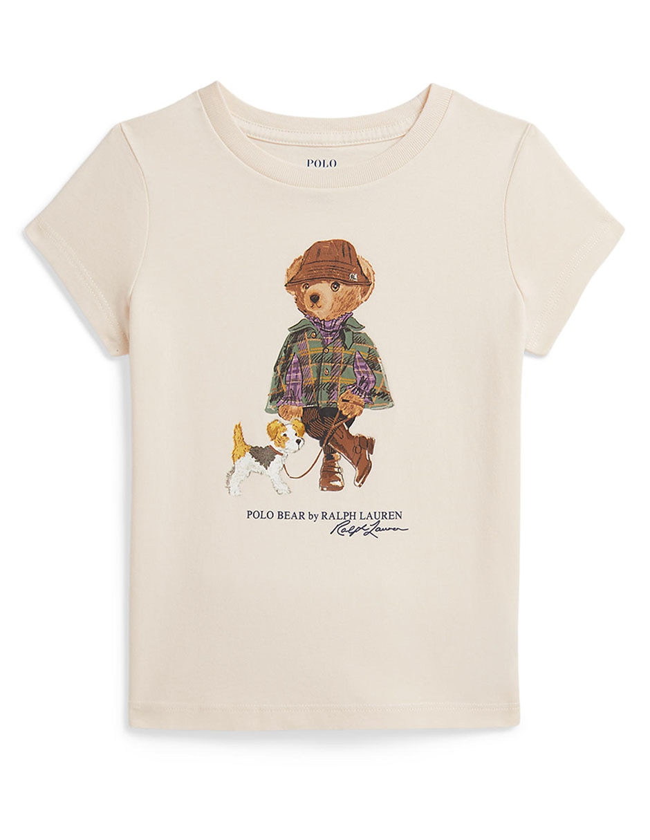 Playera manga corta para niña