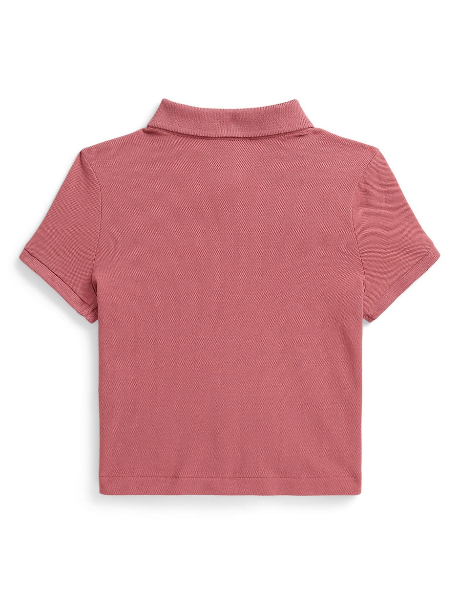 Playera tipo polo de algodón para niño 2