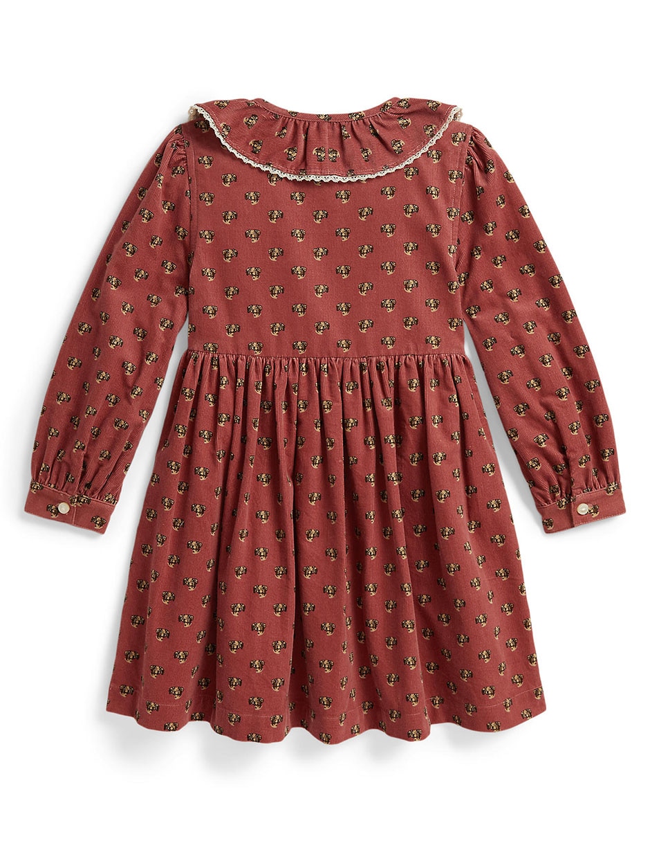 Vestido manga larga para niña 2