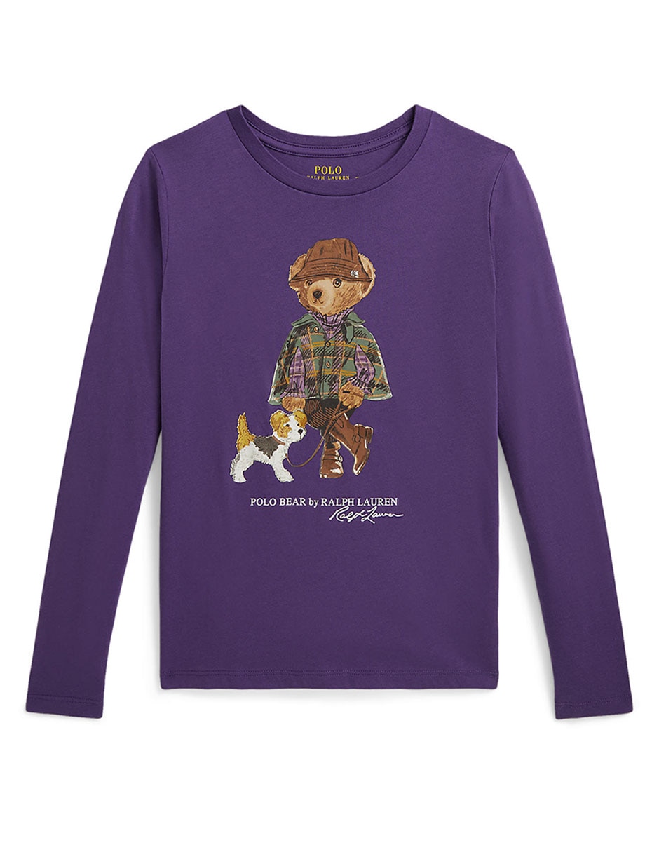 Playera manga larga para niña Playera manga larga para niña