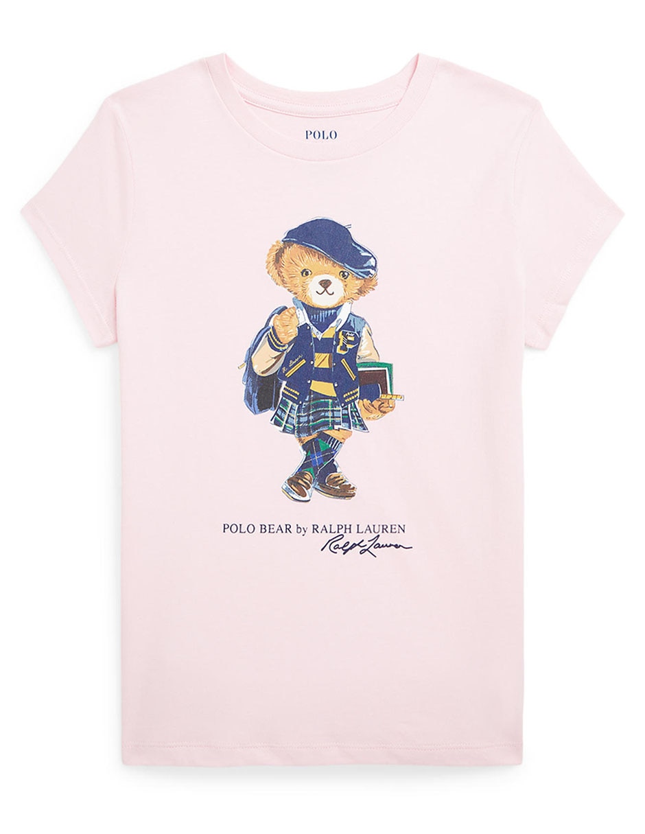Playera manga corta para niña