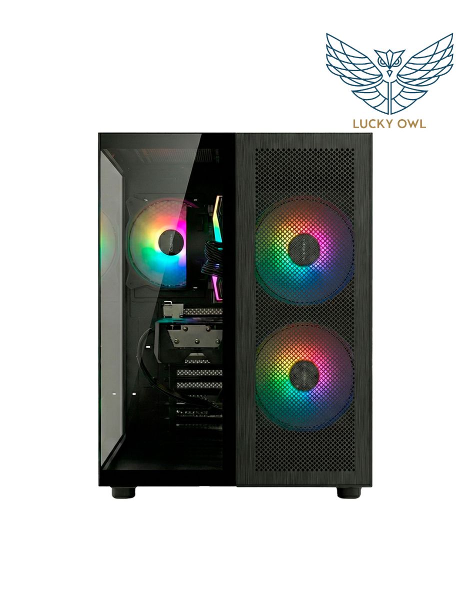 Computadora de escritorio Lucky OWL PC-074 AMD RYZEN 5 Nvidia Geforce RTX 5060 32 GB RAM 1 TB SSD