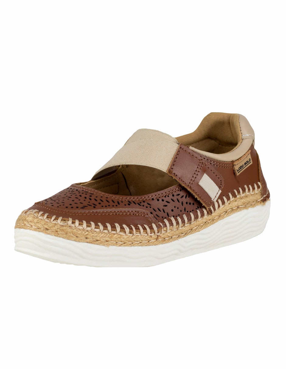 Zapato Lobo Solo de piel para mujer