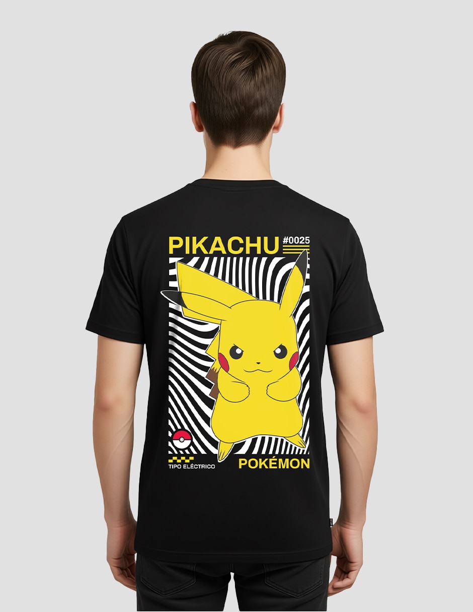 Playera Pokémon cuello redondo para hombre