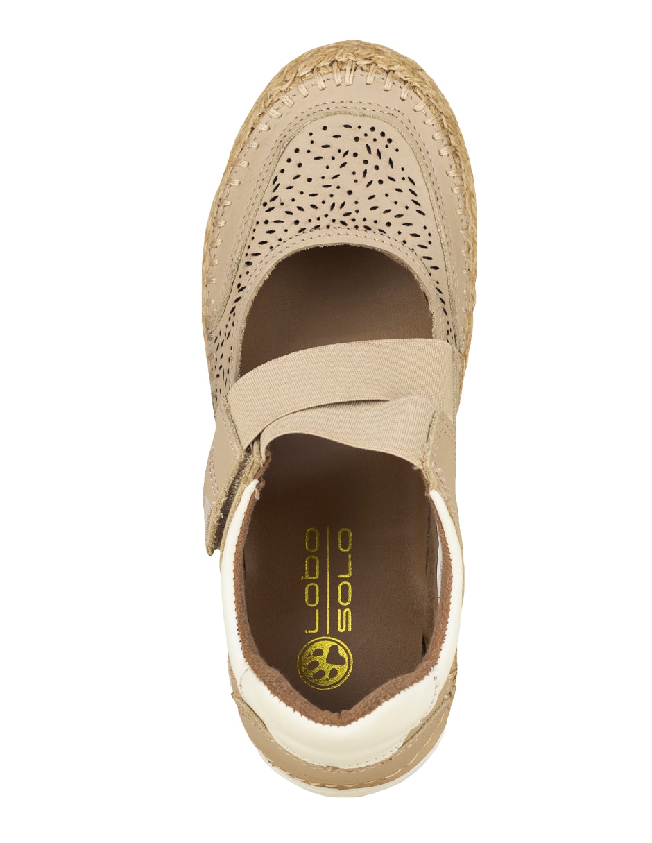 Zapato Lobo Solo de piel para mujer