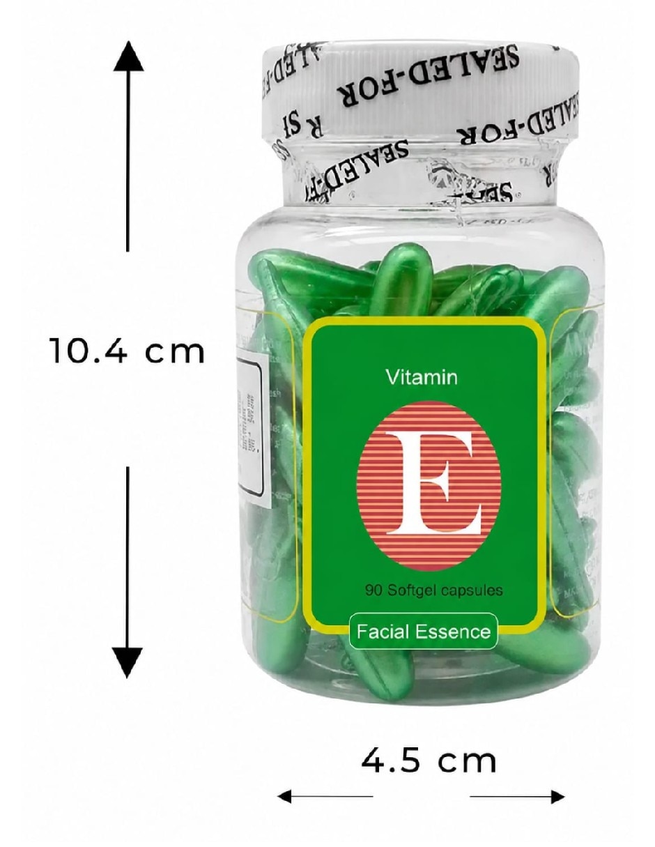 Cápsulas de Vitamina E antimanchas y signos de la edad Vitamina unisex 5